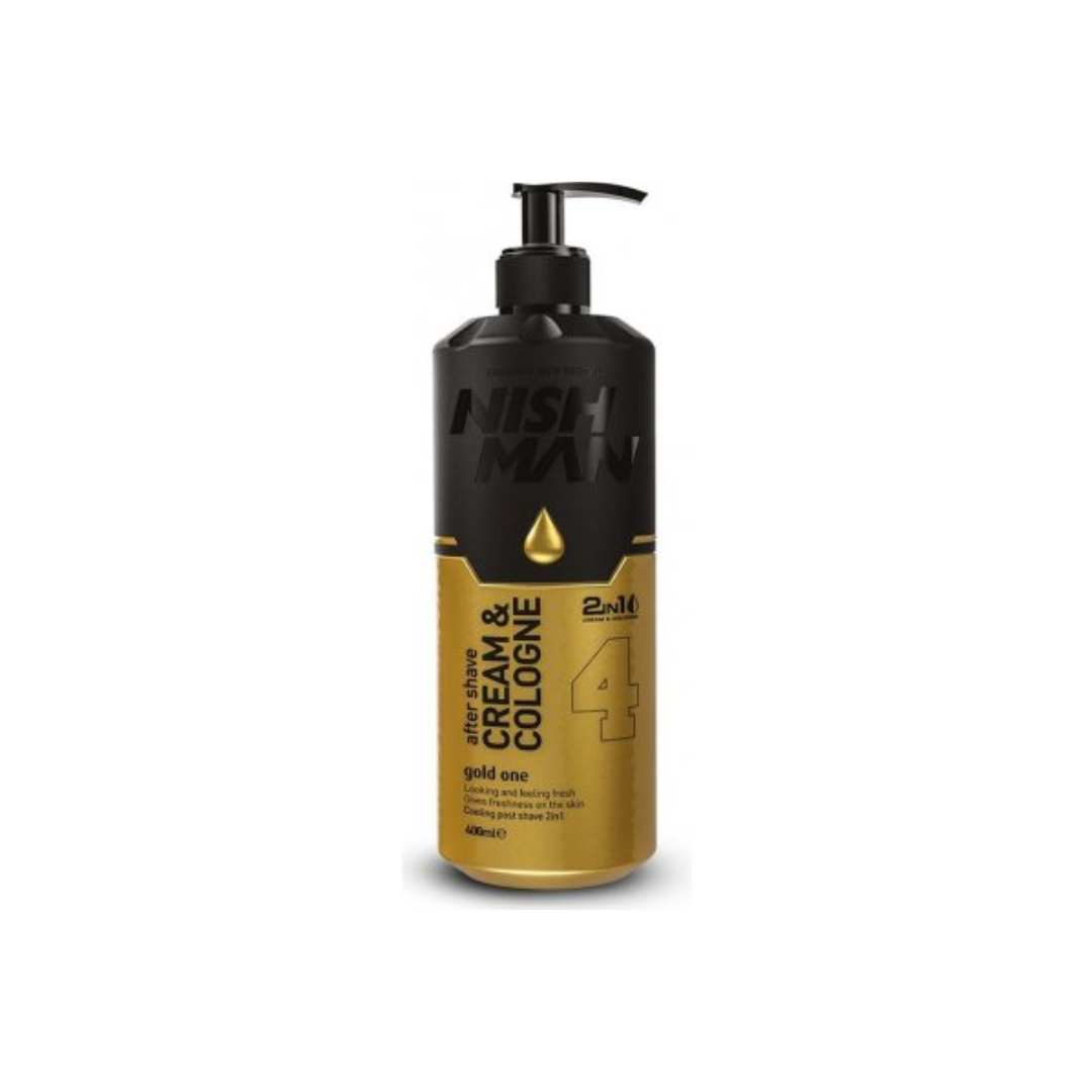 NISHMAN 2u1 Kolonjska i krema poslije brijanja GOLD ONE 400ml