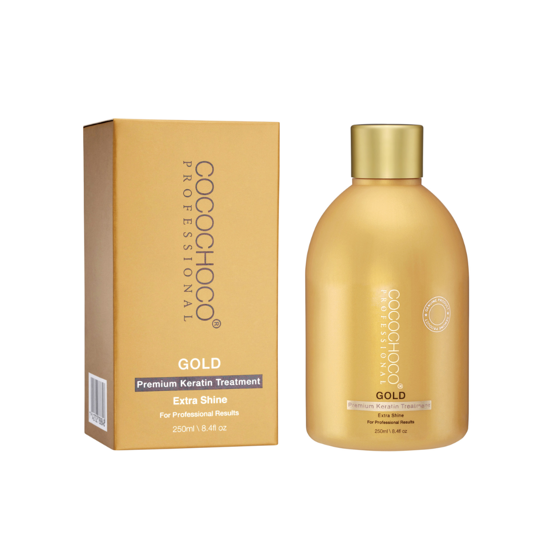 COCOCHOCO Professional keratin GOLD za trajno ravnu i zdravu kosu