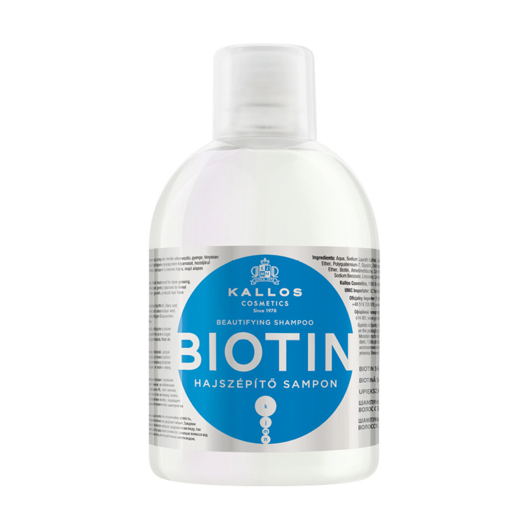 KALLOS Šampon za tanku kosu Biotin 1000ml