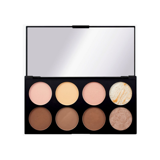 REVOLUTION Paleta za konture i Highlighter Ultra Powder Contour 12.8g