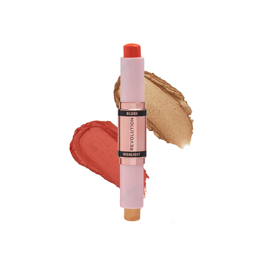 REVOLUTION Rumenilo i highlighter u stiku  2x 4.3g