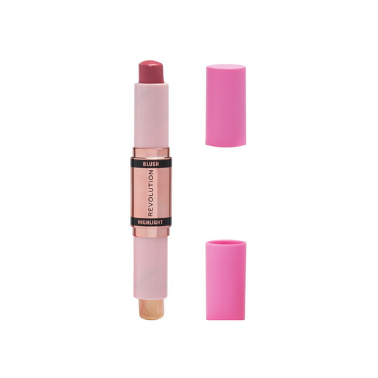 REVOLUTION Rumenilo i highlighter u stiku  2x 4.3g
