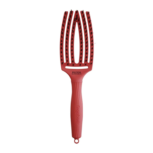 OLIVIA GARDEN Četka za raščešljavanje Nylon Mix – Fingerbrush Red Confidence